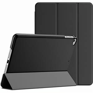 Funda Protectora Delgada de Cuero con Soporte Triple Plegable y Función de Apagado Automático para Tablet PC, Compatible con Apple iPad 5, 6, Air 2, Air2 9.7", iPad5, <span class=keywords><strong>iPad6</strong></span> - Product Image 1