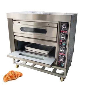 Four électrique professionnel à grande capacité et haute productivité pour la fabrication de pain et de pizzas, 2 niveaux, 4 plateaux - Product Image 2