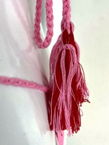 2024 Sexy Roze Boho Badpak Strandkleding Badpak Rood Hart Gehaakte String Kleine Bikini Badmode Voor Dames Valentijn Geschenken - Product Image 6