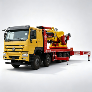 Grúa de Brazo Articulado HOWO 10X4 100T de Fabricación China, Grúa de Camión de Carga Pesada con Brazo Hidráulico Plegable - Product Image 1