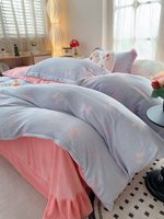 Textiles de maison et d'hôtel, dessin animé, 100% coton, écologiques, draps-housses, draps plats, housse de couette, couvre-lit, King/Super King, chambre à coucher française