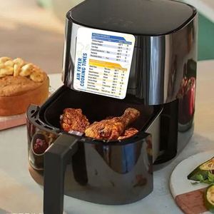 Reusable Custom Logo <b>Kitchen</b> <b>Sticker</b> Air Fryer Times Cheat Sheet Magnets Cooking Guide - Product Image 6