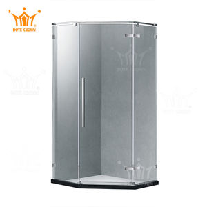 Disponible autoportant en acier inoxydable cadre italien salle <span class=keywords><strong>de</strong></span> bain charnière verre cabine <span class=keywords><strong>de</strong></span> <span class=keywords><strong>douche</strong></span> moderne simplicité ultime <span class=keywords><strong>noir</strong></span> - Product Image 6