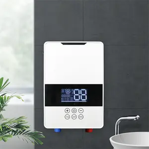 Calentador de agua inteligente, ducha de cocina montada en la pared, calentador de agua eléctrico instantáneo