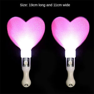 Barra LED Luminosa Jumon con Forma de Corazón y Estrella de Cinco Puntas, Funciona con Pilas AAA, Ideal para Conciertos Navideños, Publicidad y Regalos para Niños - Product Image 3