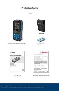 BOSCH GLM50-27CG pour télémètre 50m GLM50-23G Laser vert Règle électronique personnalisable - Product Image 5