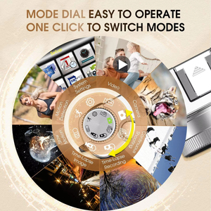กล้องดิจิตอล CCD 68MP สไตล์เรโทร กล้องเซลฟี่น่ารัก กล้องคอมแพคสำหรับผู้เริ่มต้น กล้องดิจิตอลบันทึกภาพถ่ายแบบกำหนดเองได้ - Product Image 4