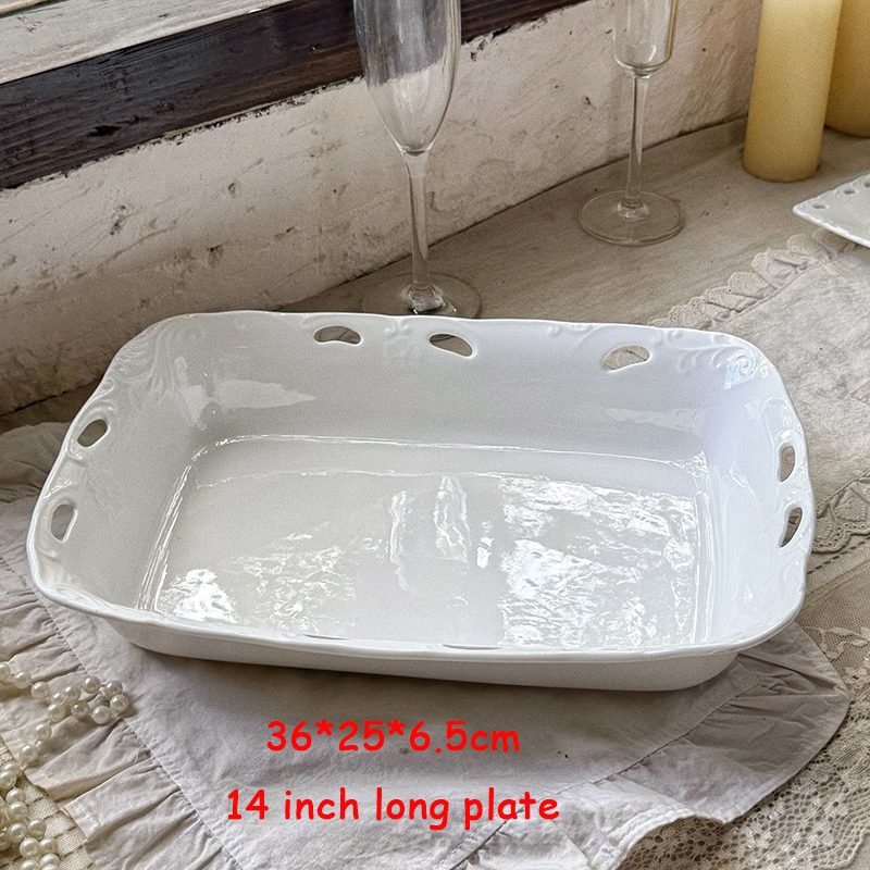 Plaque de 14 pouces de long