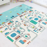 Tapis de jeu en mousse XPE pliables, portables, imperméables, de haute qualité, personnalisables en usine, faciles à nettoyer, pour chiens et bébés