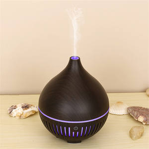 Haute qualité 160ml Mini humidificateur à vapeur USB 7 couleurs lampe Grain de bois Air parfum humidificateur diffuseur d'huile essentielle - Product Image 5