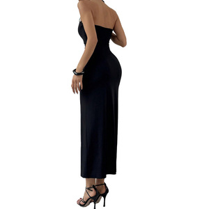 Hot Girl Party Vestido ajustado sexy para mujer Vestido largo de noche sin mangas sin espalda ajustado - Product Image 4