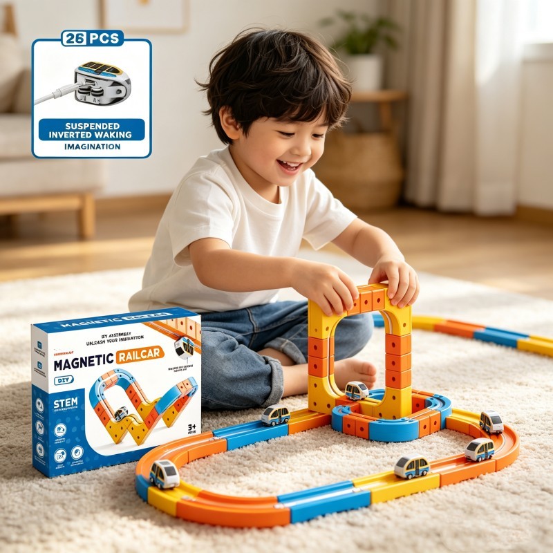 educational magnetic track toy online