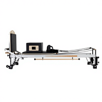 Machine de Pilates Reformer en aluminium - Équipement de fitness durable et réglable pour la maison et la salle de sport, emballage en boîte en bois, garantie de 2 ans