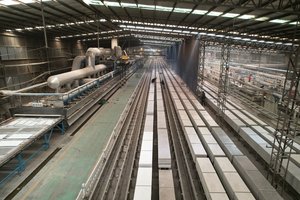 Kết cấu tráng men gốm gạch đất nung tường gạch R11 chống trượt cho phòng khách và ướt khu vực sàn cho phòng - Product Image 5