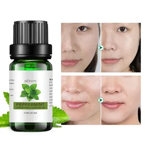 10ml OEM ODM Wholesale Natural Mint Essential Bottles Body Massage Relax Peppermint Fragrance Oil