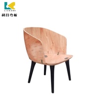 Conception de contreplaqué courbé par bois dur confortable de série de chaise dinante durable pour une expérience dinante optimale