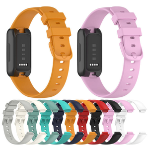 Bracelet intelligent Win-Win, bracelet de sport en caoutchouc lisse, résistant à la transpiration, durable, pour <span class=keywords><strong>Fitbit</strong></span> Inspire 3 Tracker - Product Image 2