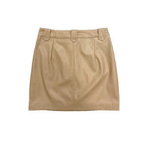 Minigonna in Ecopelle con Dettagli a Contrasto in Stile Western - Product Image 2