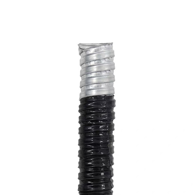 Electriduct 3/4'' PVC Coated Liquid-Tight Galvanized Steel Flexible Metal Conduit High Flexibility Electrical Wire Protection