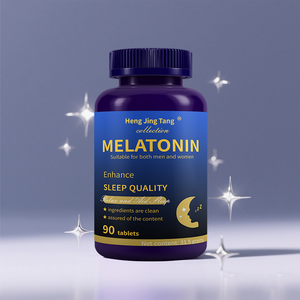 Capsules de mélatonine naturelle au goût de lait pour adultes, pour lutter contre les troubles du sommeil et les troubles du rythme circadien - Product Image 5