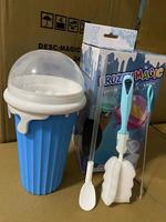 500ml Magic Squeeze Cup Silicone Ice Cream Frozen Slushy Maker Mug Sustainable Cooling Cup Freeze