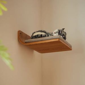 Moderno y cómodo gato escalada estante montado en la pared gato muebles <span class=keywords><strong>madera</strong></span> <span class=keywords><strong>flotante</strong></span> gato árbol - Product Image 4