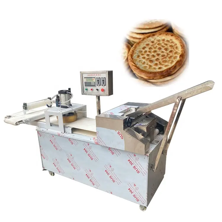 Naan Mesin Pembuat Roti Otomatis Komersial Naan Tandoor Chapati Mesin Memasak Pita Mesin Pembuat Roti