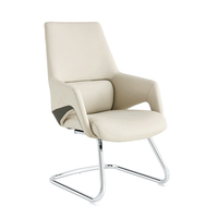 Chaises de bureau de direction pivotantes ergonomiques de luxe en cuir synthétique véritable