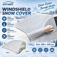Accessoires d'hiver pour voiture : Housse de protection pare-brise anti-neige pour SUV et VR, ensemble de dégivrage 3-en-1 OEM avec brosse à neige, grattoir et dégivreur chauffant