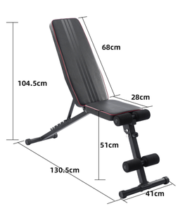 Low-Priced Factory Supply Adjustable Dumbbell Weight <b>Bench</b> <b>Folding</b> Incline Decline Workout Equipment for Body Building Gym - Product Image 4