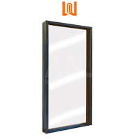 WANJIA NFRC Ventanas de luz fija de vidrio de aislamiento acústico de alta calidad Ventana de imagen de aluminio de gran tamaño