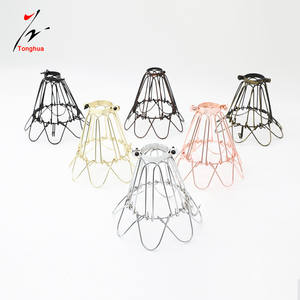 Cage de protection des lampes industrielles, abat-jour en métal vintage - Product Image 6