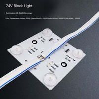 Module de boîte à lumière LED DC24V 68 * 68mm 4W Blockchain IP20 3000K 5000K 10000K SMD2835 Lentille Réflexion Diffuse Signalisation Publicitaire Lumineuse