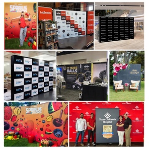 Sistema de Exhibición Pop-up con Gráficos en Tela Resistente a la Decoloración, Precio Directo de Fábrica, Personalizable, para Publicidad en Ferias Comerciales - Product Image 4