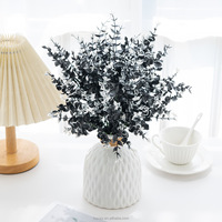 Plantes artificielles 2026, tiges et feuilles d'eucalyptus en plastique, verdure réaliste pour intérieur, décoration de mariage, bureau, photomaton, résistant aux UV