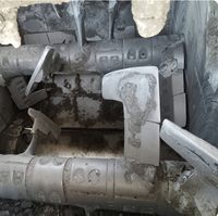 Pièces de rechange pour bétonnière ORU Eurotec CM MB2500 à double arbre : bras mélangeur, lame, revêtement d'arbre, joint d'extrémité pour centrale à béton