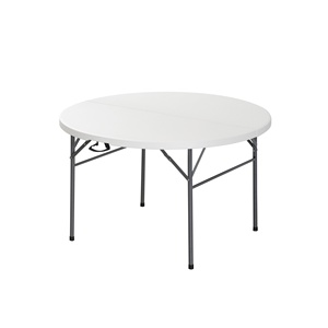 <span class=keywords><strong>Table</strong></span> pliante rectangulaire en plastique blanc de haute qualité, durable et légère, pour salle de banquet, hôtel, écologique - Product Image 2