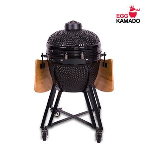 Fabricant chinois de barbecues Kamado en céramique, vente en gros de grills Kamado 'Big Black Egg' et fours à fumage Kamado toutes tailles, faible MOQ, offre spéciale - Product Image 2