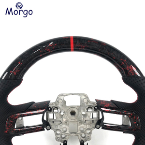 พวงมาลัยคาร์บอนไฟเบอร์แบบ D-Shape สำหรับรถแข่ง <span class=keywords><strong>Mustang</strong></span> <span class=keywords><strong>GT</strong></span> 350 <span class=keywords><strong>500</strong></span> S550 Shelby ZG Mach-E - Product Image 2