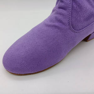 Semelle en daim <span class=keywords><strong>Bottes</strong></span> de <span class=keywords><strong>danse</strong></span> latine pour femmes Longue ligne <span class=keywords><strong>d</strong></span>'<span class=keywords><strong>échauffement</strong></span> Chaussures de salsa West Coast Swing Swayd <span class=keywords><strong>Bottes</strong></span> de <span class=keywords><strong>danse</strong></span> - Product Image 4