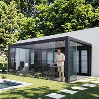 Pérgola Bioclimática de Aluminio al por Mayor con Protección contra la Lluvia, Precio al por Mayor para Espacios Exteriores