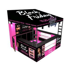 10x10ft tùy chỉnh mô-đun nhôm quảng cáo quán cà phê thanh hiển thị triển lãm thương mại hiện đại gian hàng triển lãm - Product Image 3