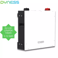 Batterie au lithium Dyness Power Wall avec 10 ans de garantie DL5.0C 51.2V 100Ah 5.12kWh batterie lithium-ion de stockage d'énergie