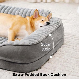Luxury Eco-friendly Detachable Washable Dog Sofa <strong>Bed</strong> Large <strong>Rabbit</strong> Fur Orthopedic Dog <strong>Bed</strong> <strong>for</strong> Living Room and Bedroom - Product Image 3