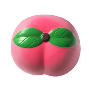 Especializado en Tallas Grandes |   Peluche Gigante de Durazno, de Rebote Lento, Modelo de Fruta Realista, Juguete Ultra Suave para Aliviar el Estrés - Product Image 2
