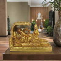 Éléphant indien dieu Murti décor figurine en résine peinte à la main pour mariage maison Mandir & Pooja article décor de salle de yoga; pour Diwali