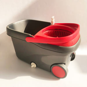 Einfach Leben Handpresse 360 Dreh Mikrofaser Spin Mop Eimer System Abnehmbare Spinning Korb Einfach Wringen Magie Mopp Swivel Nass - Product Image 3