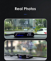 Herramienta de diagnóstico de pantalla OBD de calibre de coche multifunción, pantalla frontal, Monitor de presión de aceite, RPM, proyector de parabrisas de velocidad