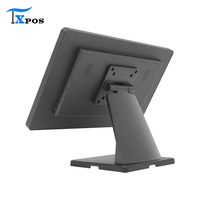 Pantalla Táctil Industrial HD de 18.5 Pulgadas, Pantalla LED USB, Monitor Táctil con Soporte para Punto de Venta