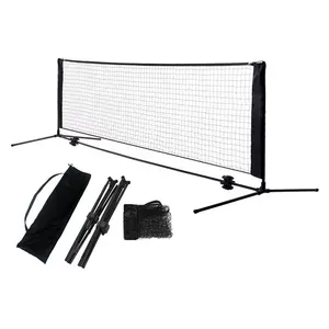 Factory Wholesale Price High Quality 4M Folding Adjustable Height Portable Badminton Net And Pickleball Tennis Net Stand